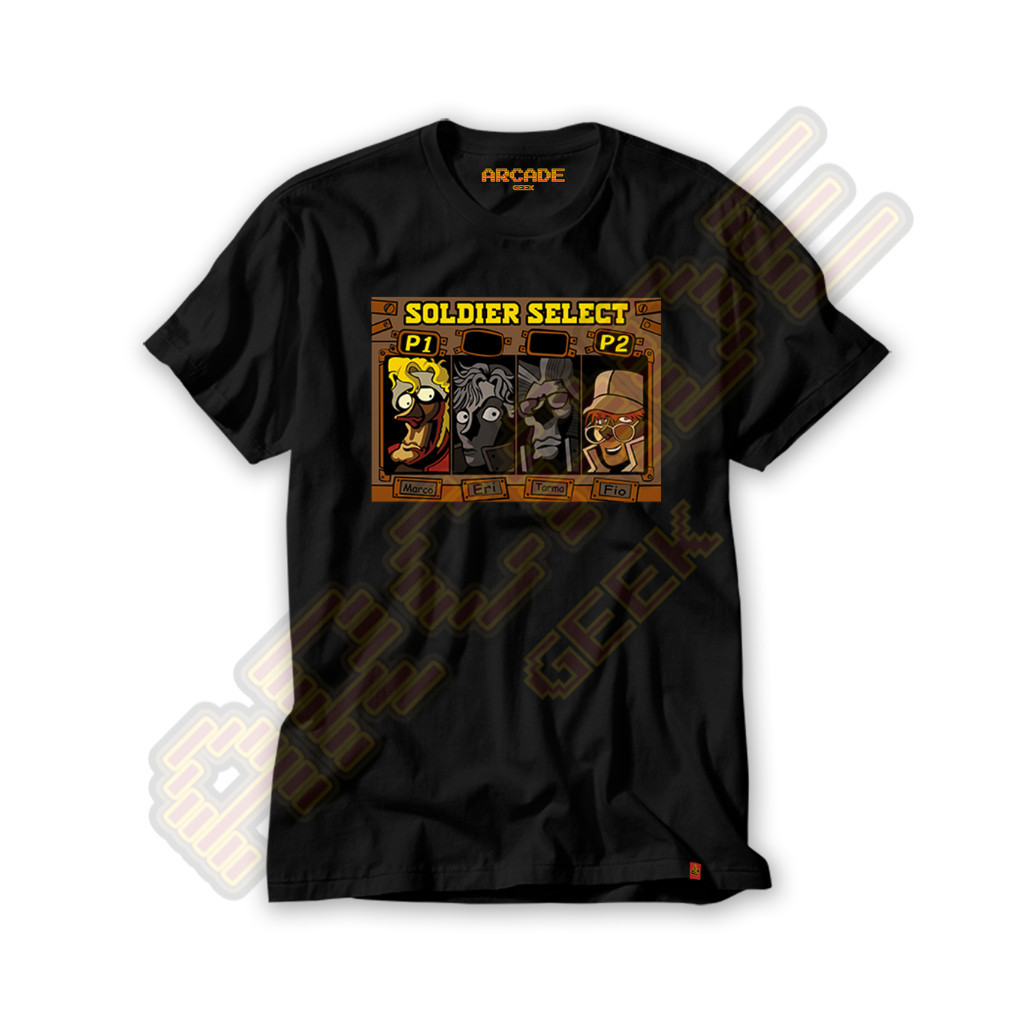 Camiseta Gamer Metal Slug Select Soldier Arcade Old School
