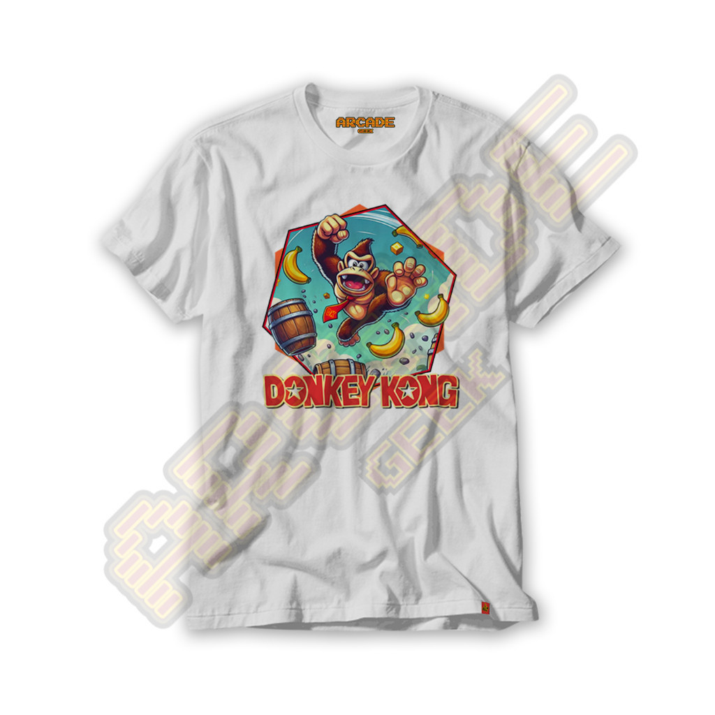 Camiseta Retro De Donkey Kong Para Mujer - Algodón 100%, Diseño Gamer Vintage - Corte Ajustado