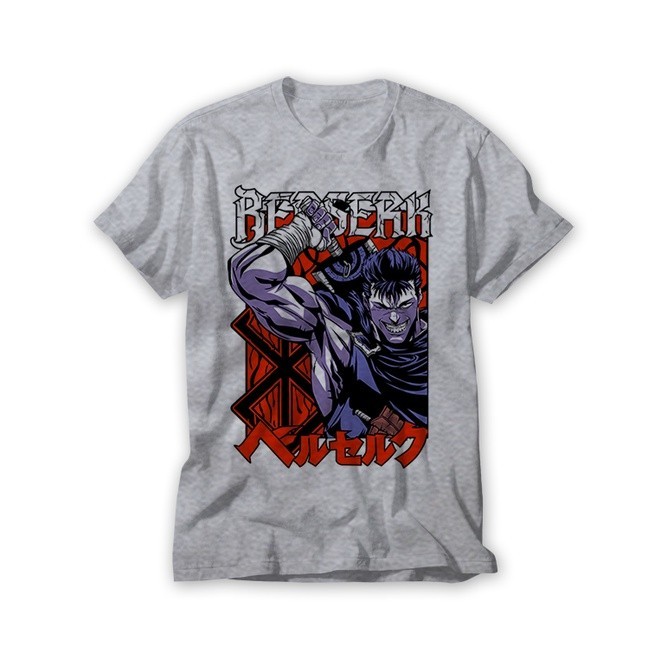Camiseta Berserk Guts Dragon Slayer Anime Manga Otaku | Shopee Brasil