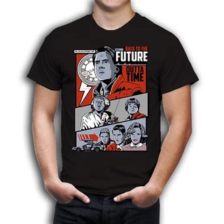 Camiseta De Volta para o futuro Back to the Future Poster Martin McFly Dr. Brown