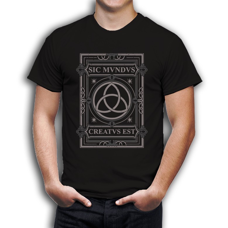 Camiseta Dark Serie Sic Mundus Porta Passagem Caverna Shopee Brasil
