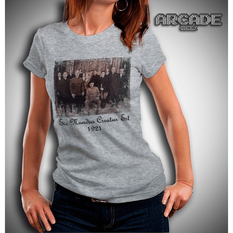 Camiseta Dark Sic Mundus Creatus Est 1921 Foto | Shopee Brasil
