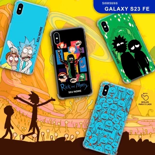 Capa Capinha - Samsung Galaxy S23 FE - Ricky and Morty Personalizada
