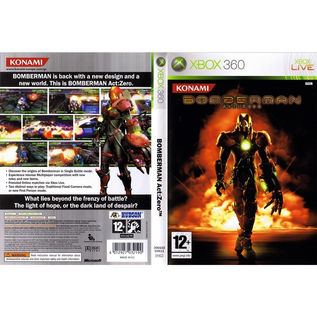 Bomberman act zero P/ Xbox 360(JTAG/LT/LTU/RGH) | Shopee Brasil