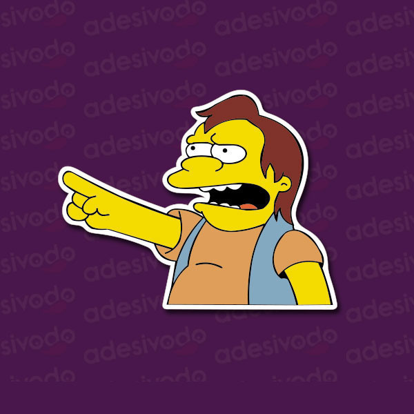 4 Adesivos Nelson Simpsons 0134 (6cm) | Shopee Brasil