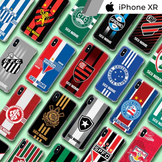 Capa Capinha - iPhone XR - Futebol Times do Brasil Personalizada