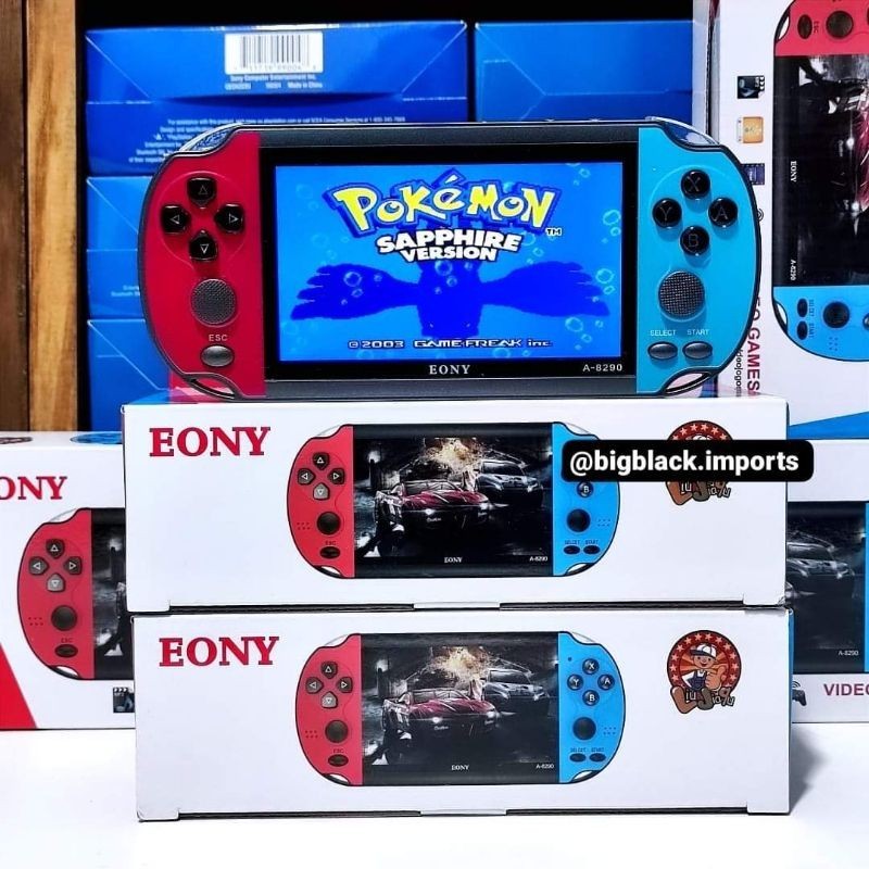 Vídeo game portátil original Eony Original com 10 Mil Jogos