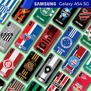 Capa Capinha - Samsung Galaxy A54 5G - Futebol Times do Brasil Personalizada
