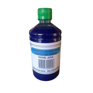 corante líquido para sabão em barra 500ML, azul, amarelo, verde,