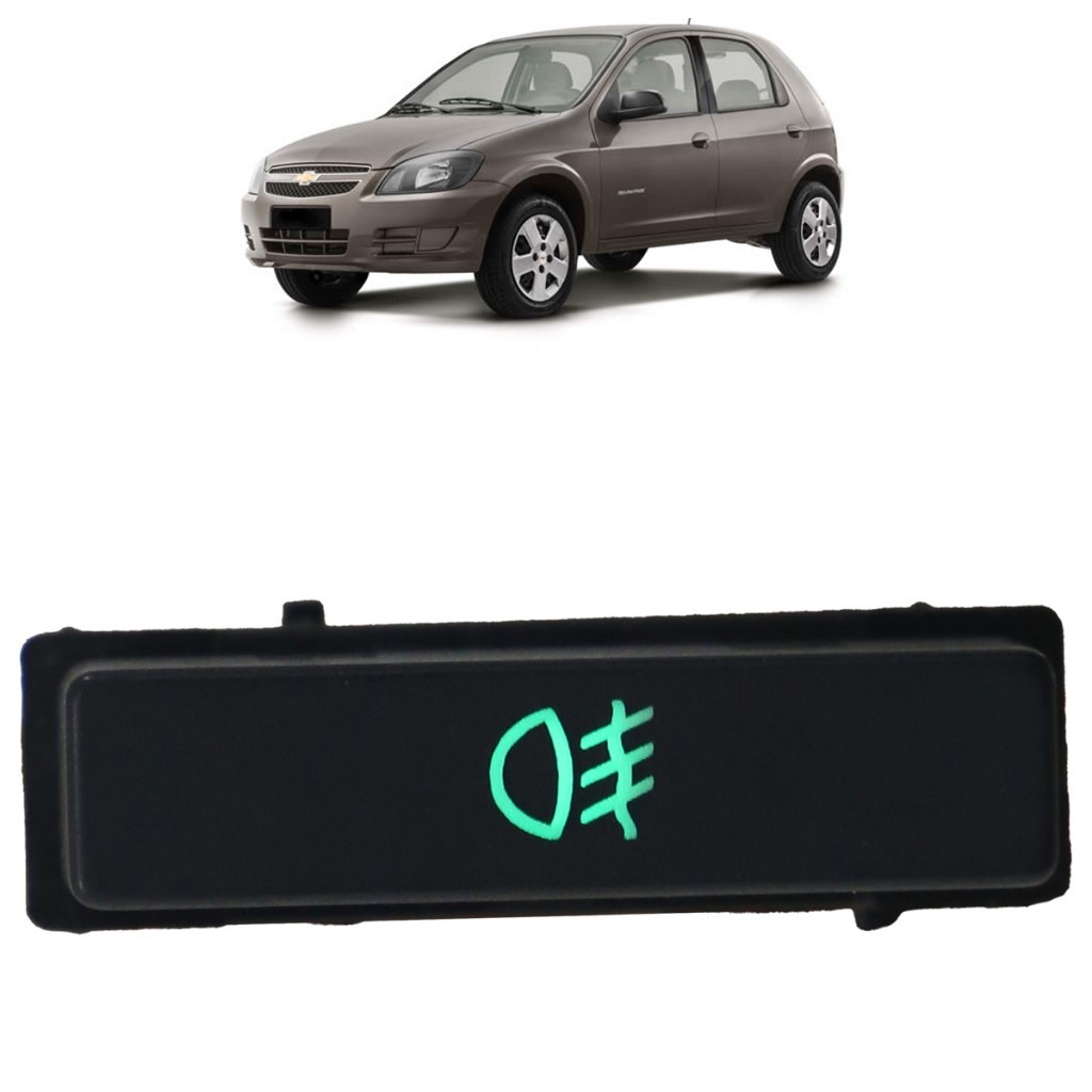 Botão Interruptor Farol Milha Celta 2011 2012 2013 2014 Prisma Texturizado