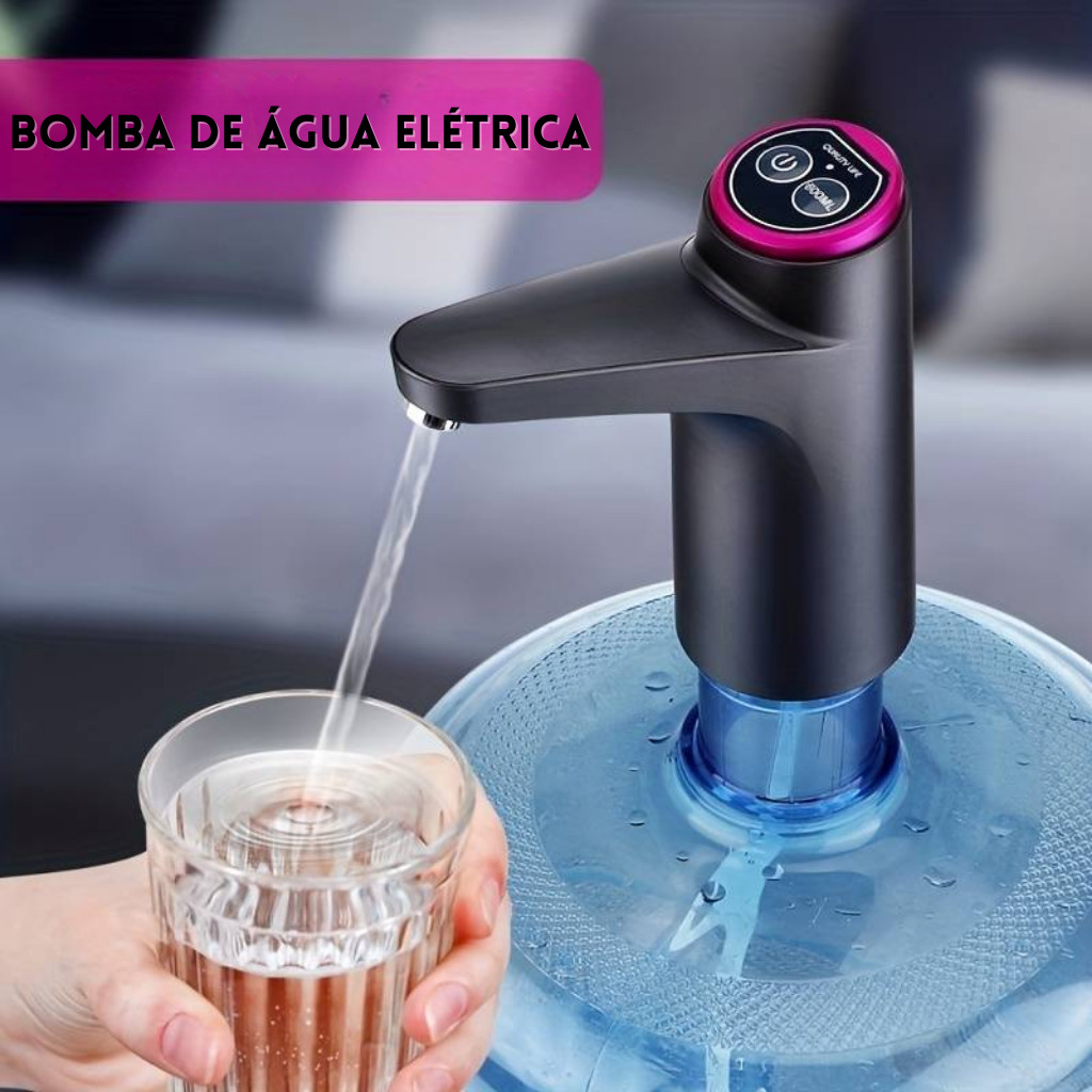 Bomba MODERNA D'Água Elétrica Para Galão de Água // Recarregável // USB
