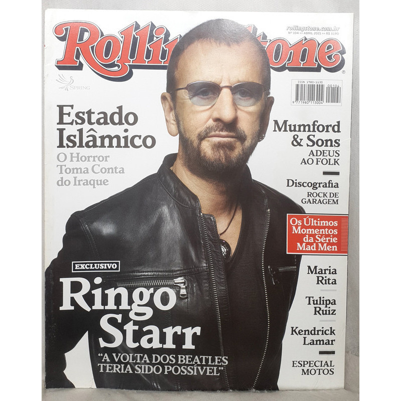 Revista Rolling Stone 104 - Ringo Starr - Exclusivo | Shopee Brasil