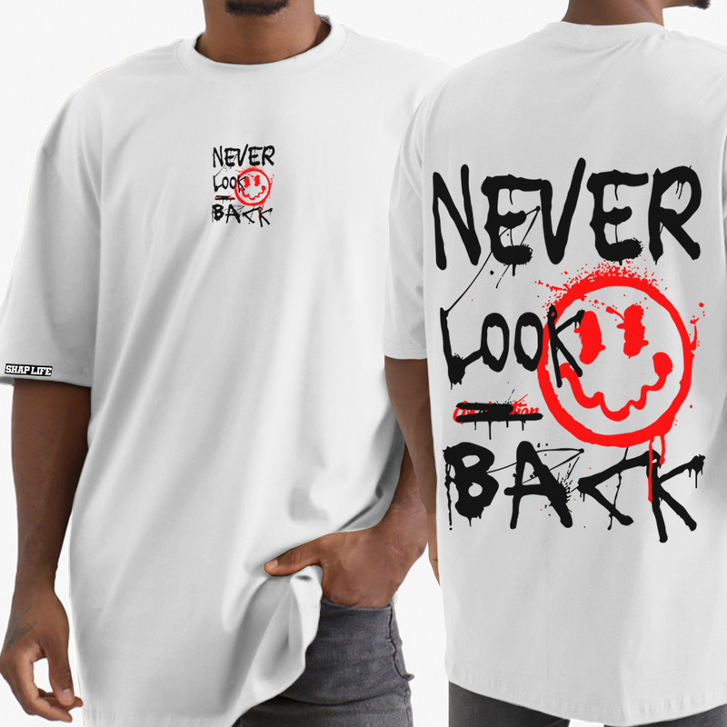 Camisa Estampada Camiseta Oversize - 3318