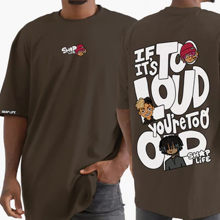 Camisa Estampada Camiseta Oversize - 3331