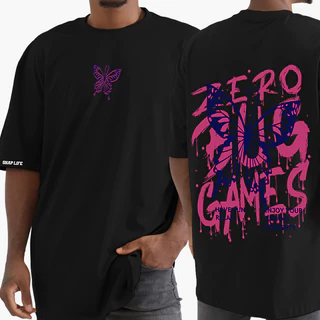 Camisa Estampada Camiseta Oversize - 3332