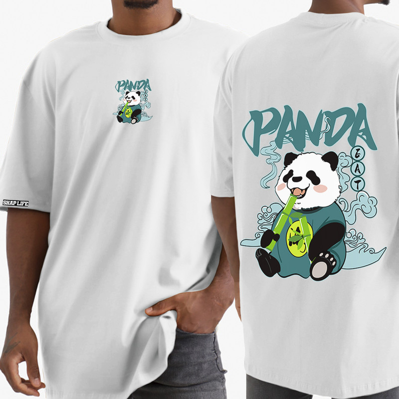 Camisa Estampada Camiseta Oversize - 3338