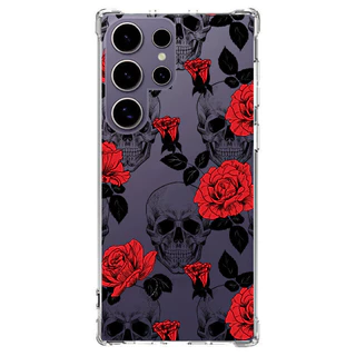 Capinha Capa (0368) SKULL ROSES para SAMSUNG GALAXY A60,A6+,A54,A53,A52S,A52,A51,A50,A41,A40,A35,A34,A33,A32,A31,A30S,A30,A24,A23,A22,A21S,A21,A20S,A20,A15,A14,A13,A12,A11,A10S,A10,A05S,A05,A04S,A04E,A04,A03S,A03CORE,A03