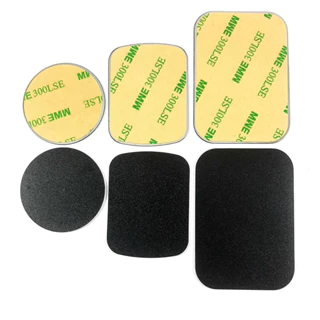 Placa Metal Para Imã Suporte Celular Magnético Automotivo Redondo ou Retangular - Ótima Qualidade em Oferta na Shopee