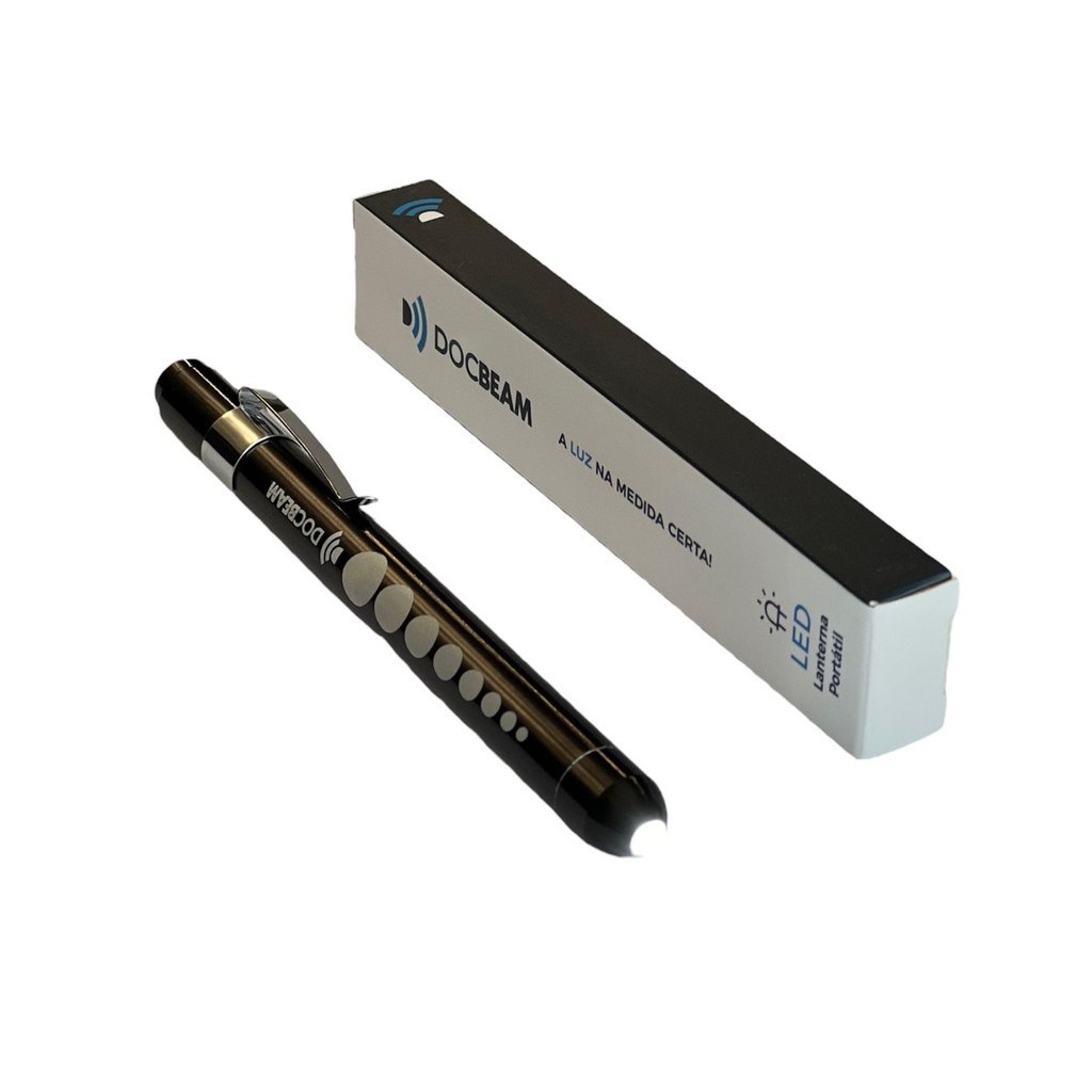 Lanterna Clinica medica DOCBEAM - PILHAS INCLUSAS - PERSONALIZE com seu nome
