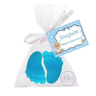 40 Lembrancinhas Para Chá de Bebê - Personalizadas com Nome personalizado, saida de maternidade