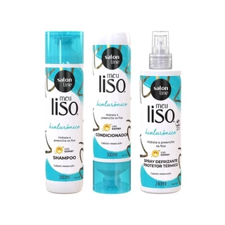 Kit Meu Liso SPA Capilar Shampoo + Condicionador + Spray Capilar Ácido Hialurônico em Oferta na Shopee