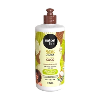 Creme para Pentear SOS Cachos Coco Tratamento Profundo 500ml em Oferta na Shopee