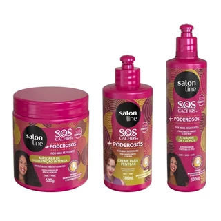 Kit Ondulados e Cacheados mais Poderosos com Ativador de Cachos em Oferta na Shopee