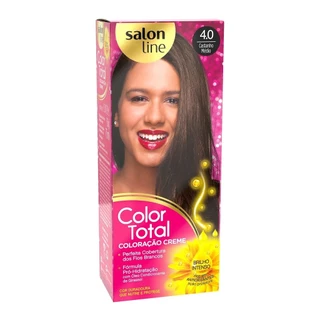 Coloração Creme Castanho Médio 4.0 Color Total - Ótimo Preço em Oferta na Shopee