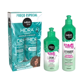 Kit Hidratação e Reparação com Definição Prolongada em Oferta na Shopee