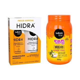Kit Salon Line Nutrição - Shampoo, Condicionador e Máscara em Oferta na Shopee