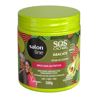 Máscara SOS Cachos Abacate Salon Line 500g em Oferta na Shopee