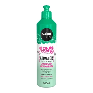 Ativador de Cachos Todecacho Definição Prolongada Salon Line 300ml em Oferta na Shopee