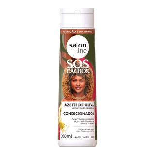 Condicionador SOS Cachos Azeite de Oliva Salon Line 300ml em Oferta na Shopee