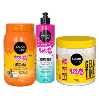 Kit Nutrição e Finalizador Capilar Salon Line em Oferta na Shopee