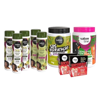 Tratamento para Cabelos Cacheados e Crespos com Química em Oferta na Shopee