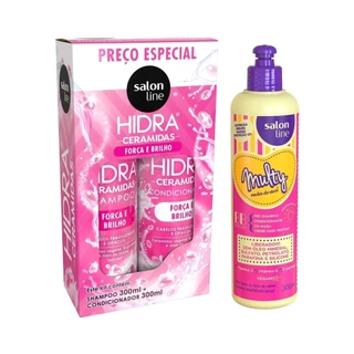 Kit Combate aos danos diários para seus cabelos Salon Line em Oferta na Shopee