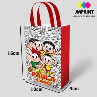 Sacolinhas Personalizadas - Turma da Mônica