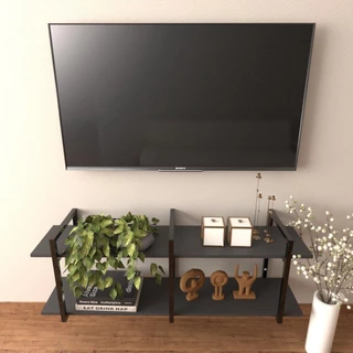 Rack para sala rack industrial Preto E-Nichos em Oferta na Shopee