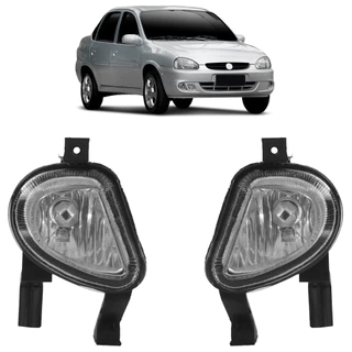 Par Farol Milha Auxiliar Corsa Hatch Sedan Pickup 2000 2001 2002 Corsa Classic 2003 2004 A 2010