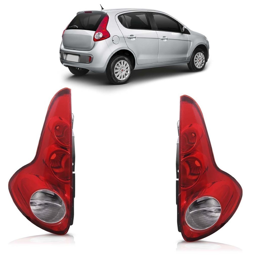 Lanterna Traseira Palio G5 2012 2013 2014 2015 2016 2017 Bicolor Lente ...