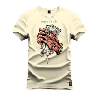 Camiseta Especial Plus Size Premium Estampada Money God