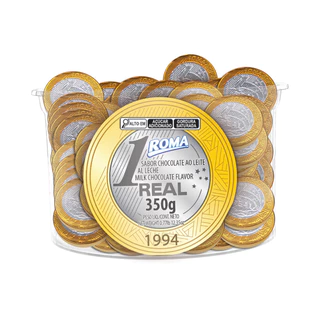 Chocolate Moedas 1 Real 150g Roma