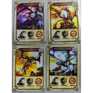 Escolha até 20 Cartas de Dracomania da Elma Chips