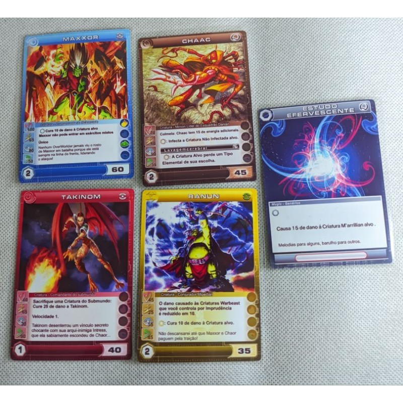 Escolha até 10 Cartas de Chaotic Trading Card Game PT