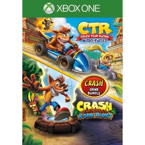 Crash Bandicoot Bundle CTR + N SANE Xbox ONE S X