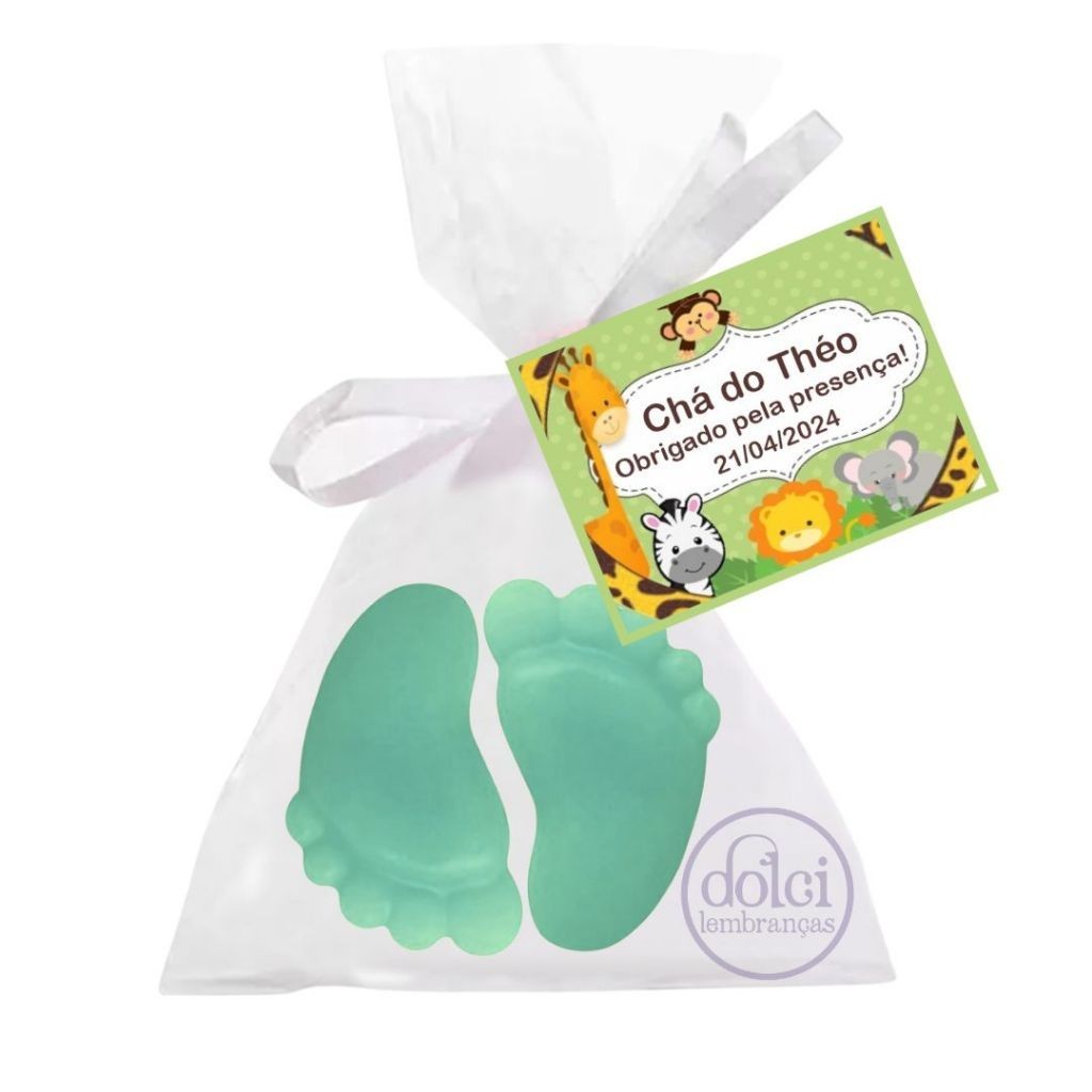  kit 40 Mini Pezinhos (20 pares) kit para cha de bebê 