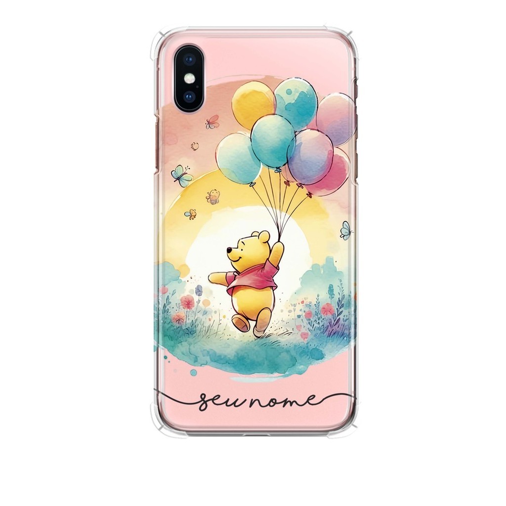 Capa Capinha - Iphone Xr - Ursinho Pooh Transparente Personalizada Com 