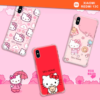 Capa Capinha - Xiaomi Redmi 13C 4G - Desenho Hello Kitty Personalizada