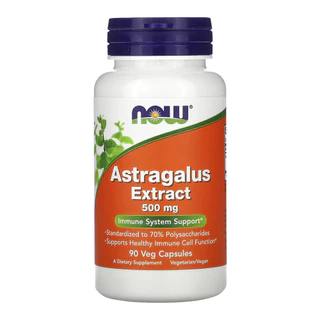 Astragalus Erva Chinesa 500mg Now Foods 90Vcaps