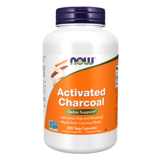 Carvão Ativado Now Foods 200 Cáps Importado